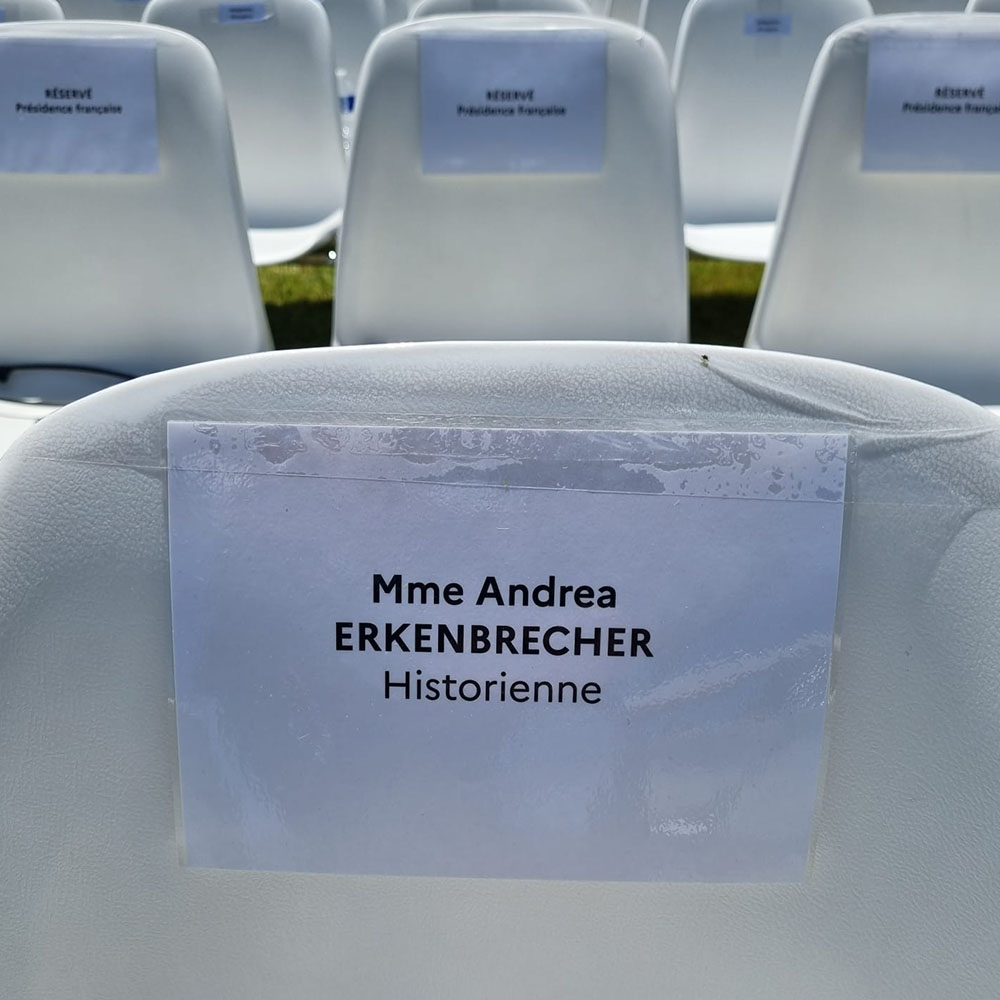 Mitglied der Delegation des Bundespräsidenten in Oradour-sur-Glane